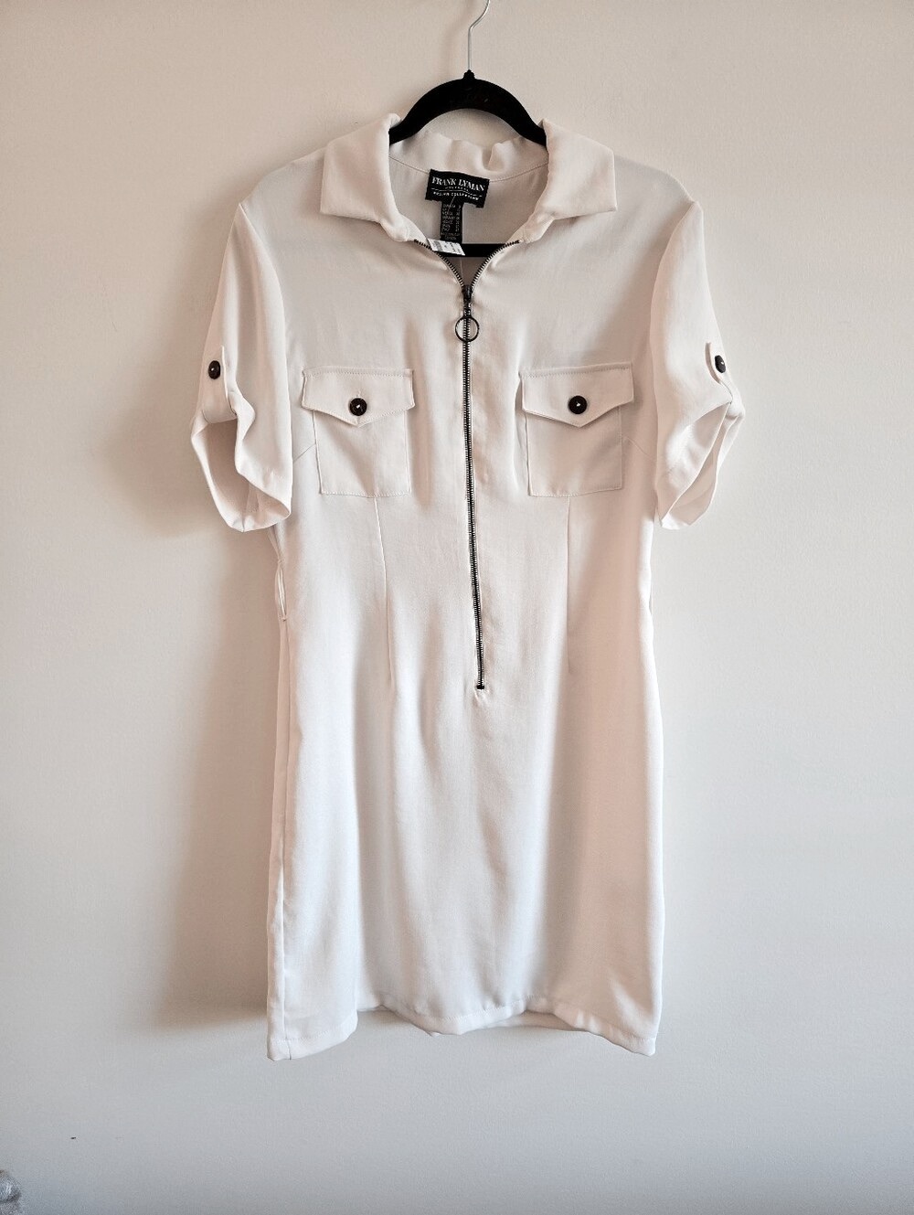 FRANK LYMAN MONTREAL I NWT US 8 (M) Shirt Dress I cream